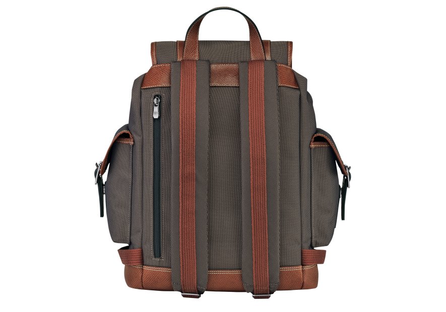 Longchamp 20035080 - POLYAMIDE/CUIR - BRUN sac à dos longchamp boxford rabat m Loisirs