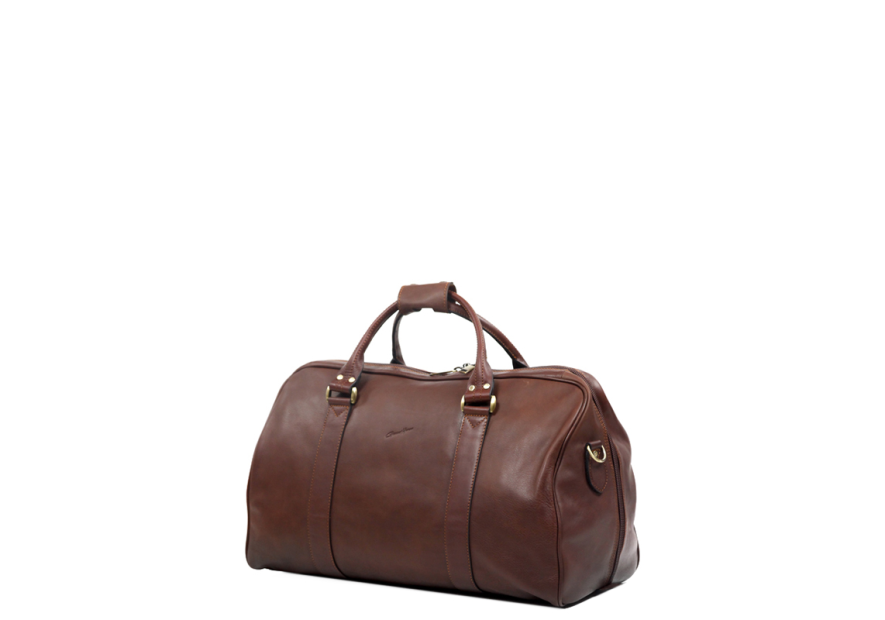 Gerard Henon 5290 - CUIR DE VACHETTE - MARRON Sac de voyage "Classic"