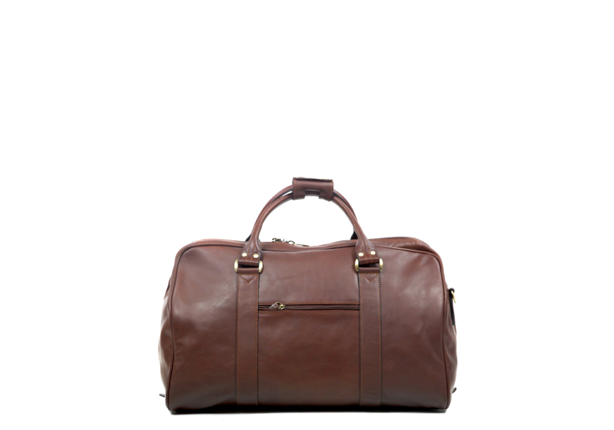 Gerard Henon 5290 - CUIR DE VACHETTE - MARRON Sac de voyage "Classic"