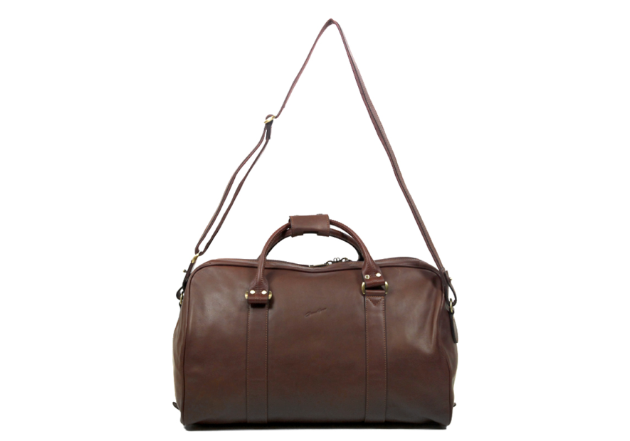 Gerard Henon 5290 - CUIR DE VACHETTE - MARRON Sac de voyage "Classic"