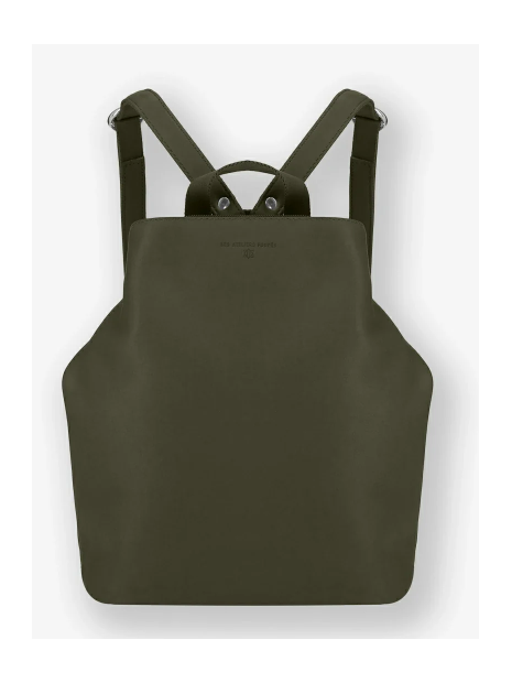 Les Ateliers Foures B417 - CUIR DE VACHETTE - KAKI sac à dos sécurisé s avec attache fixation sacs-a-mains