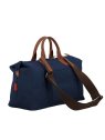 JUMP UP03 - POLYESTER/CUIR - MARINE sac voyage 45cm squarmouth jump uppsala sacs-de-voyage