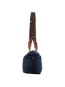 JUMP UP03 - POLYESTER/CUIR - MARINE sac voyage 45cm squarmouth jump uppsala sacs-de-voyage