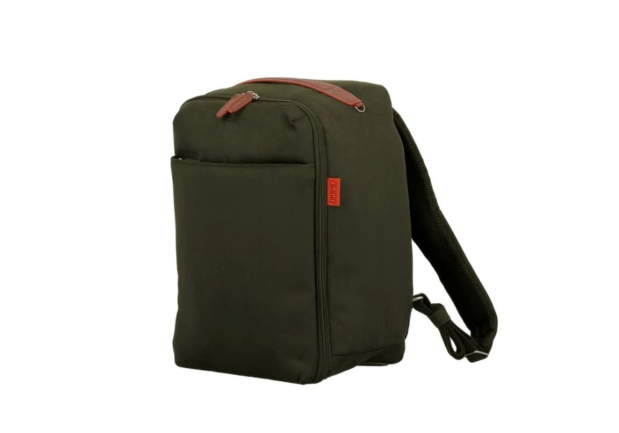JUMP UP05 - POLYESTER/CUIR - OLIVE sac à dos cabine ryanair jump uppsala Sacs de voyage
