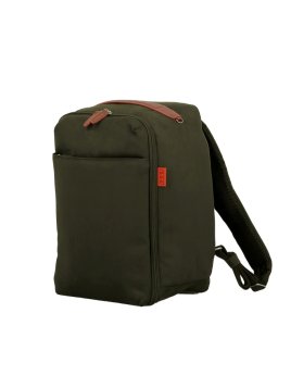 JUMP UP05 - POLYESTER/CUIR - OLIVE sac à dos cabine ryanair jump uppsala Sacs de voyage