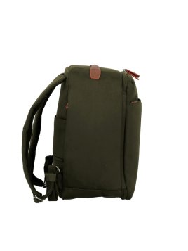 JUMP UP05 - POLYESTER/CUIR - OLIVE sac à dos cabine ryanair jump uppsala Sacs de voyage