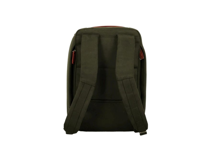 JUMP UP05 - POLYESTER/CUIR - OLIVE sac à dos cabine ryanair jump uppsala Sacs de voyage