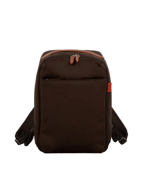 JUMP UP05 - POLYESTER/CUIR - CHOCOLAT sac à dos cabine ryanair jump uppsala sacs-de-voyage