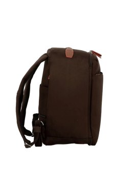 JUMP UP05 - POLYESTER/CUIR - CHOCOLAT sac à dos cabine ryanair jump uppsala Sacs de voyage