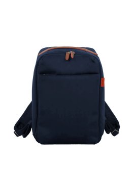 JUMP UP05 - POLYESTER/CUIR - MARINE sac à dos cabine ryanair jump uppsala Sacs de voyage