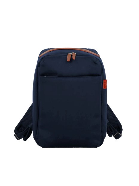 JUMP UP05 - POLYESTER/CUIR - MARINE sac à dos cabine ryanair jump uppsala sacs-de-voyage