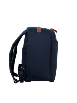 JUMP UP05 - POLYESTER/CUIR - MARINE sac à dos cabine ryanair jump uppsala Sacs de voyage