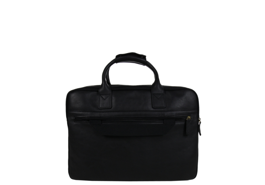 Gerard Henon 5232 - CUIR DE VACHETTE - NOIR arizona porte documents 15" Sac business