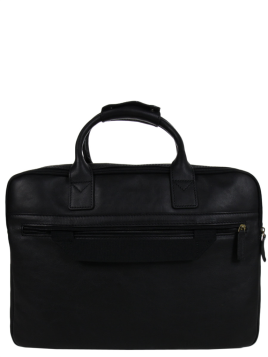 Gerard Henon 5232 - CUIR DE VACHETTE - NOIR arizona porte documents 15" Sac business
