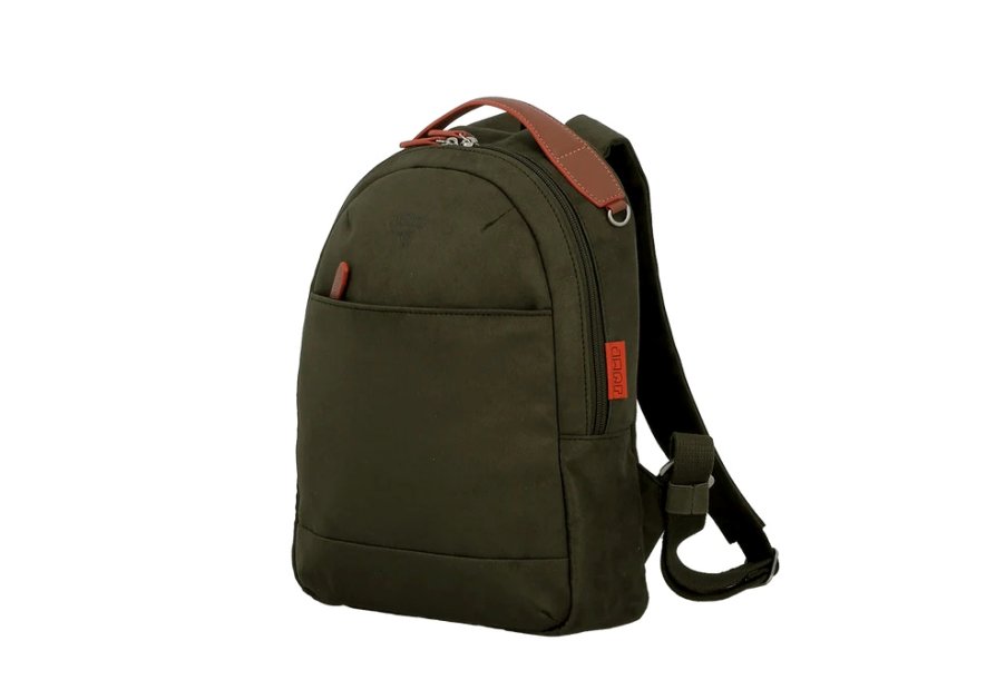 JUMP UP07 - POLYESTER/CUIR - OLIVE sac à dos s jump uppsala Loisirs