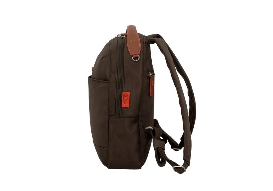 JUMP UP07 - POLYESTER/CUIR - CHOCOLAT sac à dos s jump uppsala Loisirs