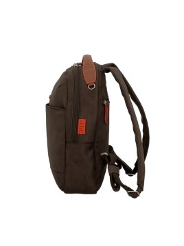 JUMP UP07 - POLYESTER/CUIR - CHOCOLAT sac à dos s jump uppsala Loisirs