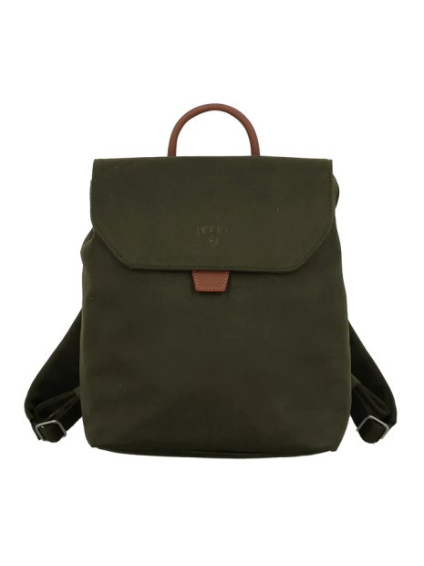 JUMP UP09 - POLYESTER/CUIR - OLIVE sac à dos rabat s jump uppsala loisirs