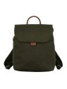 JUMP UP09 - POLYESTER/CUIR - OLIVE sac à dos rabat s jump uppsala loisirs