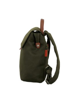 JUMP UP09 - POLYESTER/CUIR - OLIVE sac à dos rabat s jump uppsala Loisirs