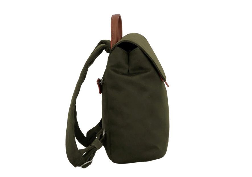 JUMP UP09 - POLYESTER/CUIR - OLIVE sac à dos rabat s jump uppsala Loisirs