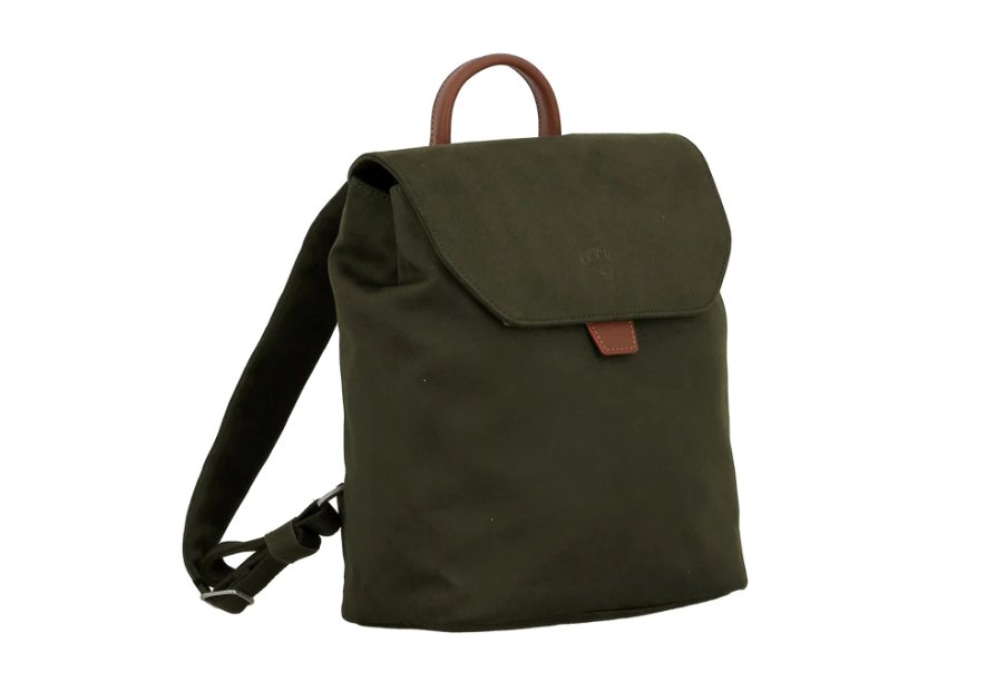 JUMP UP09 - POLYESTER/CUIR - OLIVE sac à dos rabat s jump uppsala Loisirs