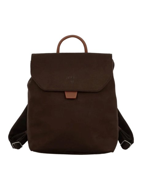 JUMP UP09 - POLYESTER/CUIR - CHOCOLAT sac à dos rabat s jump uppsala loisirs