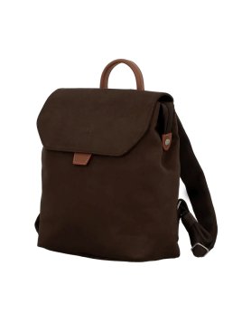 JUMP UP09 - POLYESTER/CUIR - CHOCOLAT sac à dos rabat s jump uppsala Loisirs