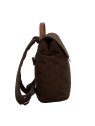 JUMP UP09 - POLYESTER/CUIR - CHOCOLAT sac à dos rabat s jump uppsala loisirs