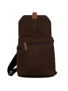 JUMP UP09 - POLYESTER/CUIR - CHOCOLAT sac à dos rabat s jump uppsala Loisirs