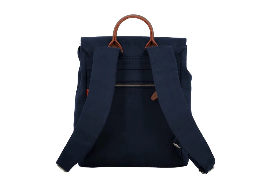 JUMP UP09 - POLYESTER/CUIR - MARINE sac à dos rabat s jump uppsala Loisirs