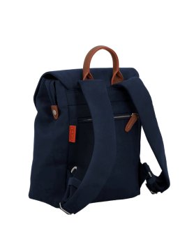 JUMP UP09 - POLYESTER/CUIR - MARINE sac à dos rabat s jump uppsala Loisirs