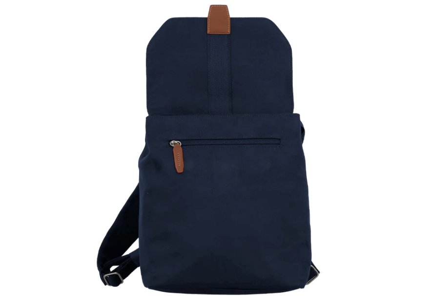 JUMP UP09 - POLYESTER/CUIR - MARINE sac à dos rabat s jump uppsala Loisirs