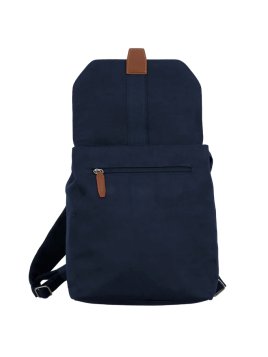 JUMP UP09 - POLYESTER/CUIR - MARINE sac à dos rabat s jump uppsala Loisirs