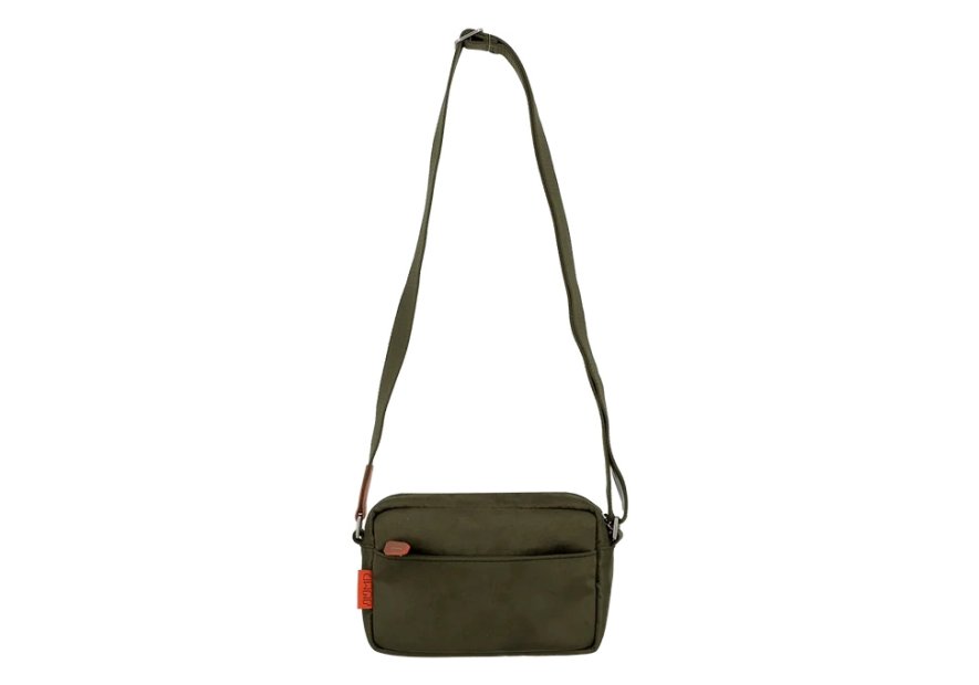 JUMP UP11 - POLYESTER/CUIR - OLIVE sac bandoulière m jump uppsala sac h zip