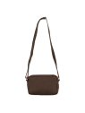JUMP UP11 - POLYESTER/CUIR - CHOCOLAT sac bandoulière m jump uppsala sac-h-zip
