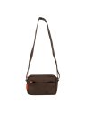 JUMP UP11 - POLYESTER/CUIR - CHOCOLAT sac bandoulière m jump uppsala sac-h-zip