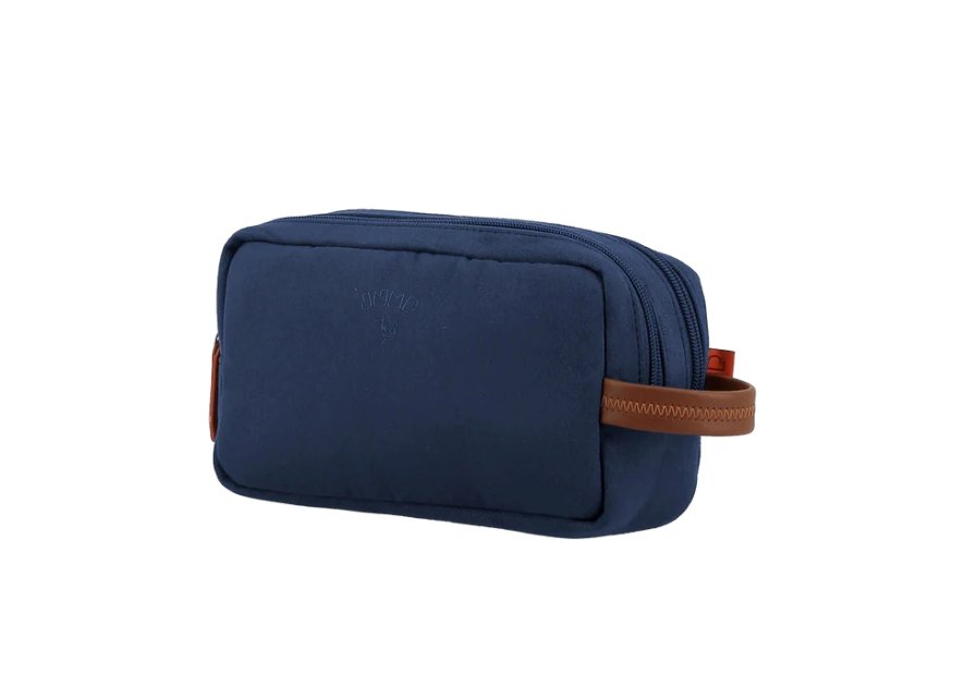 JUMP UP12 - POLYESTER/CUIR - MARINE trousse de toilette double jump uppsala sac h zip