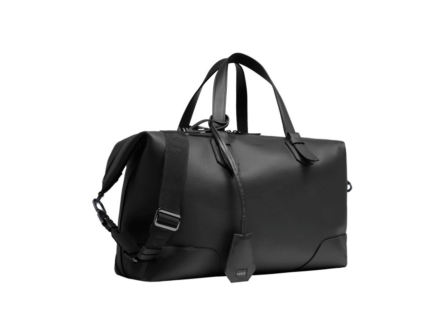 Lancel A13430 - CUIR DE VACHETTE - NOIR sac de voyage lancel charlie Sacs de voyage