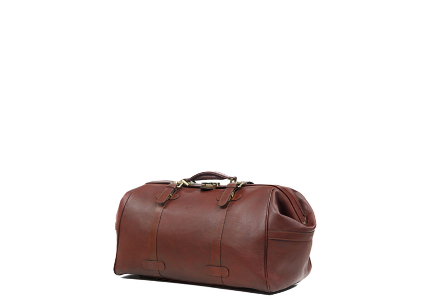 Gerard Henon 5189 - CUIR DE VACHETTE - MARRON sac de voyage squarmouth rennaissance