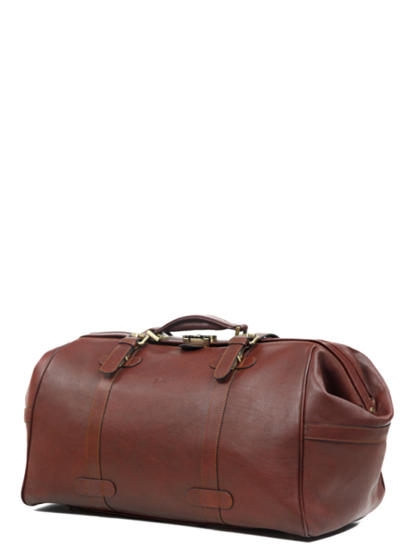 Gerard Henon 5189 - CUIR DE VACHETTE - MARRON sac de voyage squarmouth rennaissance sacs-de-voyage