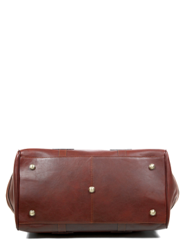 Gerard Henon 5189 - CUIR DE VACHETTE - MARRON sac de voyage squarmouth rennaissance Sacs de voyage