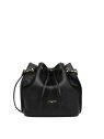 Lancaster 470-81 - CUIR DE VACHETTE - NOIR sac seau m lancaster alba double sacs-a-mains