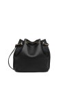 Lancaster 470-81 - CUIR DE VACHETTE - NOIR sac seau m lancaster alba double sacs-a-mains
