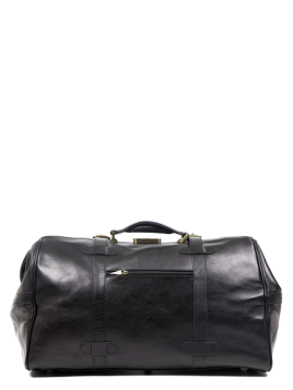 Gerard Henon 5189 - CUIR DE VACHETTE - NOIR sac de voyage squarmouth rennaissance