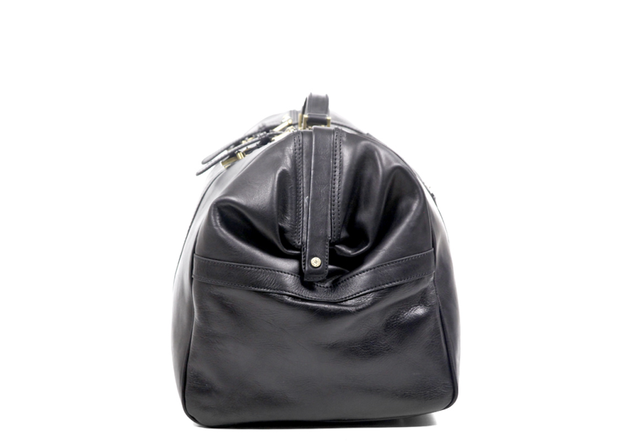 Gerard Henon 5189 - CUIR DE VACHETTE - NOIR sac de voyage squarmouth rennaissance