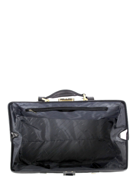 Gerard Henon 5189 - CUIR DE VACHETTE - NOIR sac de voyage squarmouth rennaissance