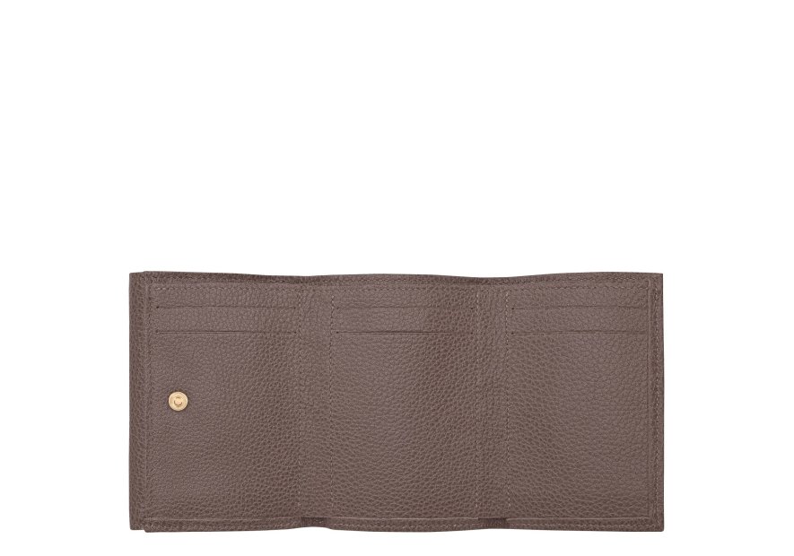 Longchamp 30058021 - CUIR DE VACHETTE - TA portefeuille compact longchamp le foulonné pmpb