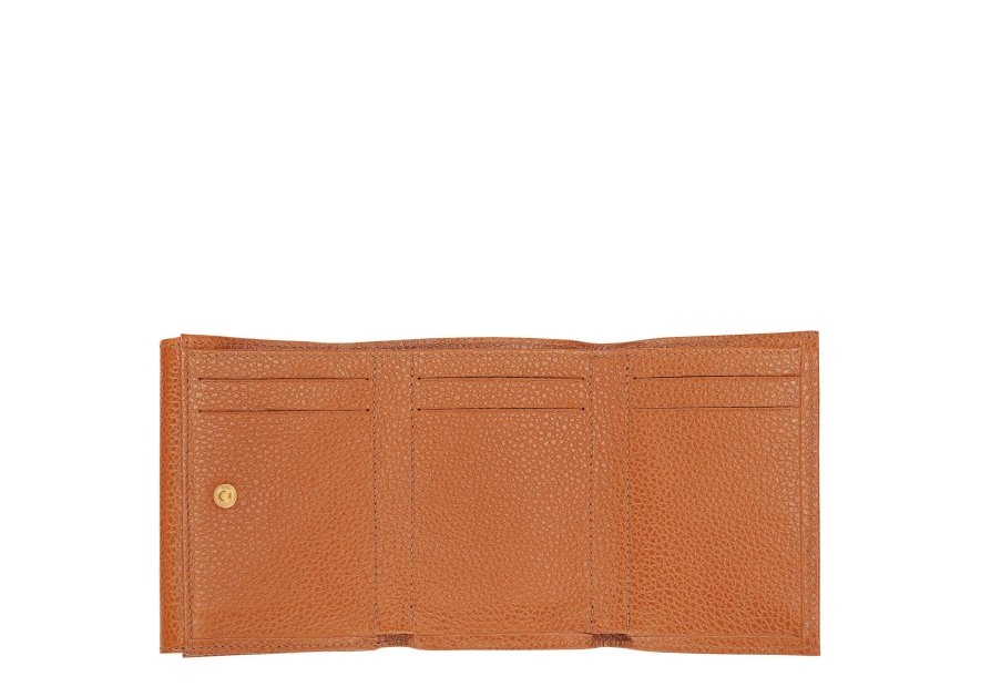 Longchamp 30058021 - CUIR DE VACHETTE - AM portefeuille compact longchamp le foulonné pmpb