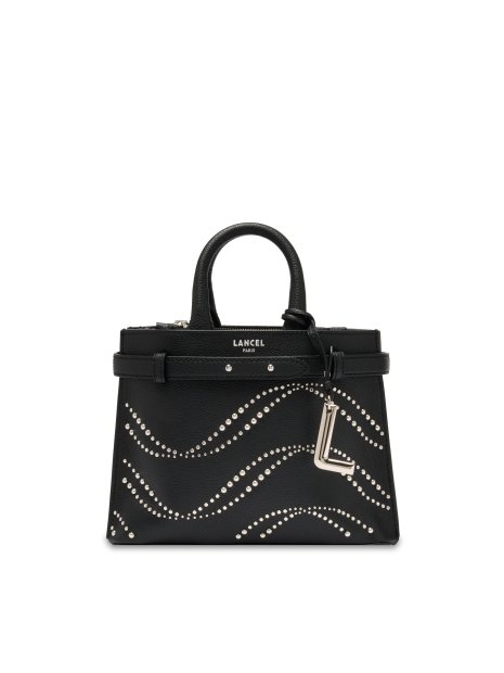 Lancel A14025 - CUIR DE VACHETTE - NOIR sac porté main s lancel faubourg animation sacs-a-mains